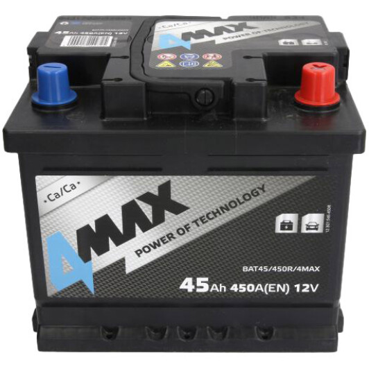 Аккумулятор 4Max 6 CT-45-R BAT45450R4MAX