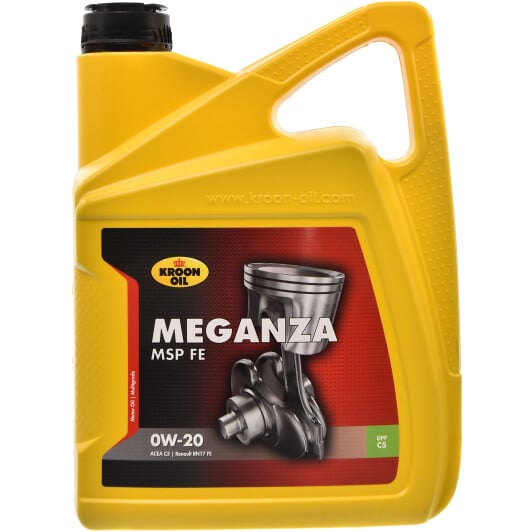 Моторное масло Kroon Oil Meganza MSP FE 0W-20 5 л на Mazda 626