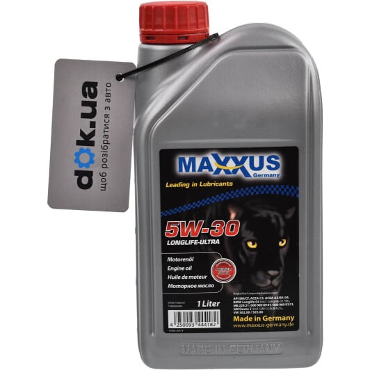 Моторное масло Maxxus LongLife-Ultra 5W-30 1 л на Chevrolet Malibu