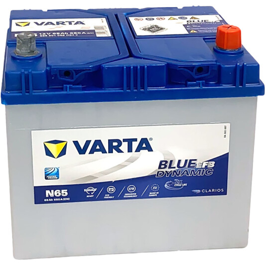 Аккумулятор varta 65