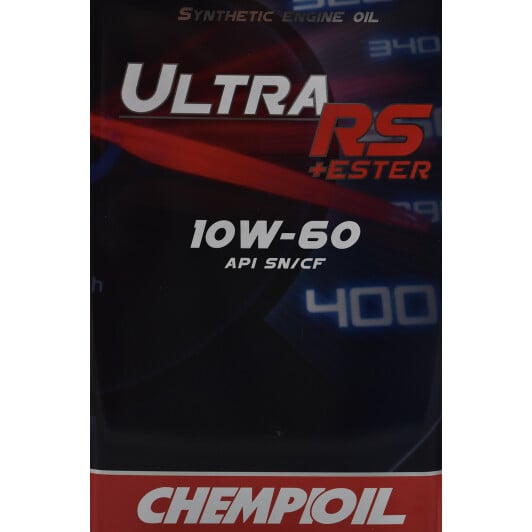 Моторна олива Chempioil Ultra RS+Ester 10W-60 4 л на Peugeot 205