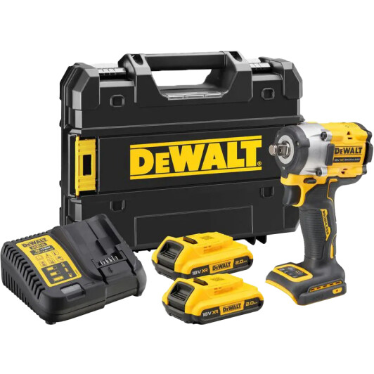 Гайковерт аккумуляторный DeWALT DCF921D2T (2 аккумулятора + ЗУ + чехол)