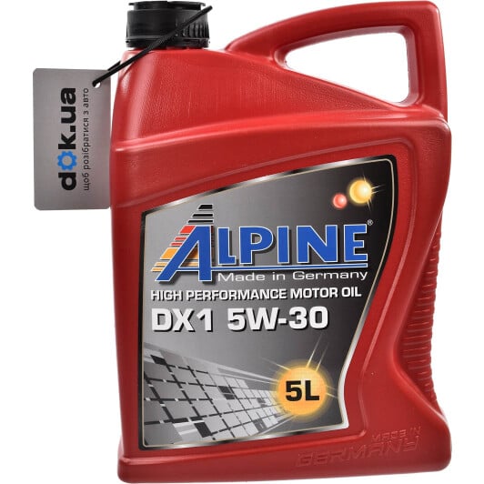 Моторное масло Alpine DX1 5W-30 5 л на Peugeot 406
