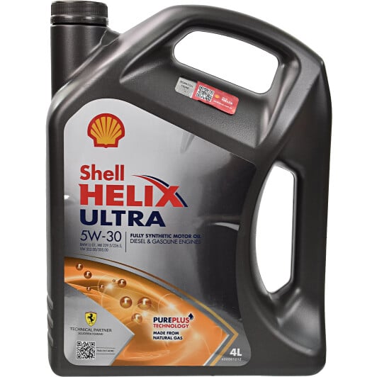 Моторное масло Shell Helix Ultra 5W-30 для Kia Rio 4 л на Kia Rio
