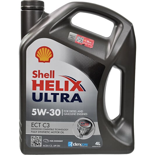 Моторна олива Shell Helix Ultra ECT C3 5W-30 для Suzuki SX4 4 л на Suzuki SX4