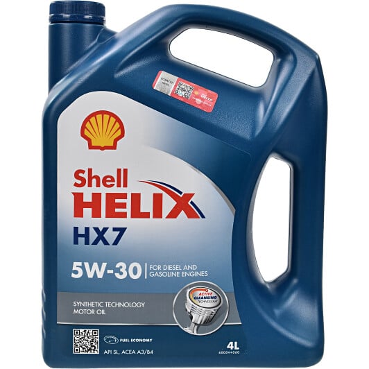 Моторное масло Shell Helix HX7 5W-30 4 л на Renault 4