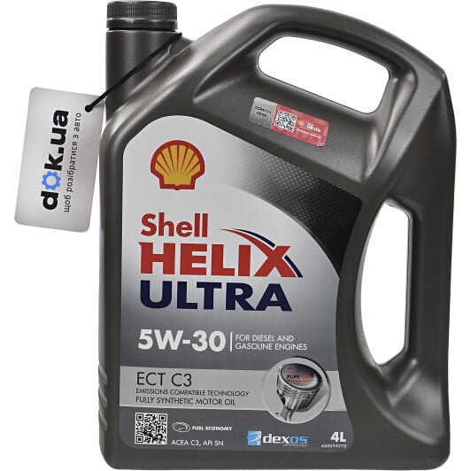 Моторное масло Shell Helix Ultra ECT C3 5W-30 для Mercedes Viano 4 л на Mercedes Viano