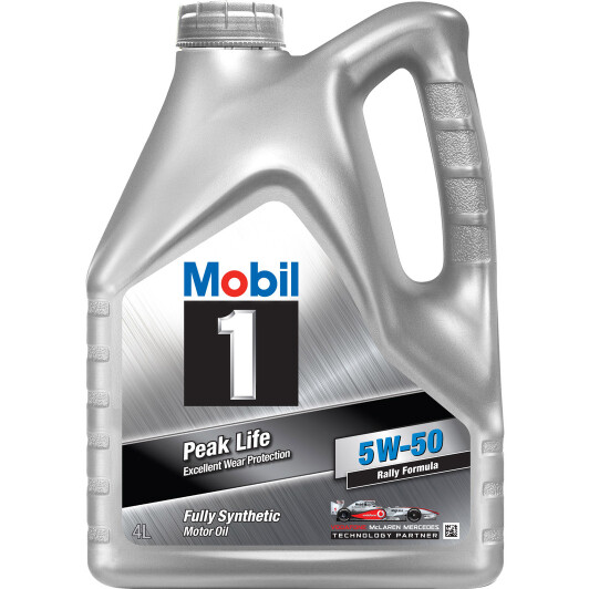 Моторное масло Mobil Peak Life 5W-50 4 л на Suzuki XL7