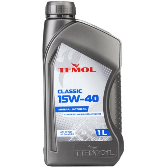 Моторное масло TEMOL Classic 15W-40 1 л на Chery Tiggo
