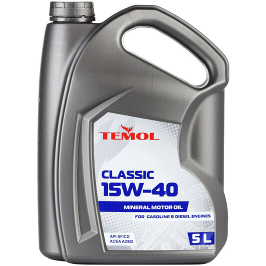 Моторна олива TEMOL Classic 15W-40 5 л на Citroen C3