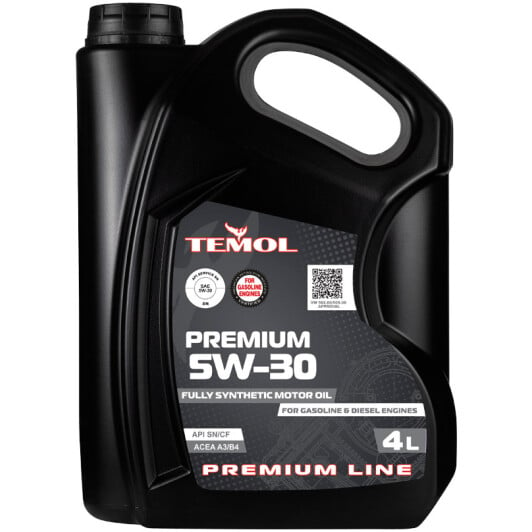 Моторное масло TEMOL Premium 5W-30 4 л на Subaru Trezia