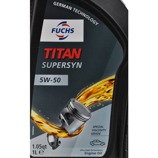 Моторное масло Fuchs Titan Supersyn 5W-50 1 л на Peugeot 505