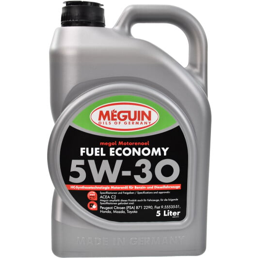 Моторное масло Meguin megol Motorenoel Fuel Economy 5W-30 5 л на Citroen DS4