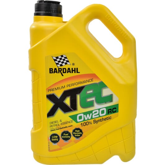 Моторное масло Bardahl XTEC RC 0W-20 5 л на Lexus RX