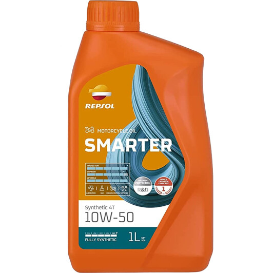 Моторное масло 4T Repsol Smarter Synthetic 10W-50 синтетическое