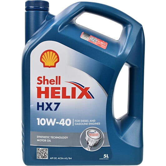 Моторное масло Shell Helix HX7 10W-40 5 л на Renault Megane