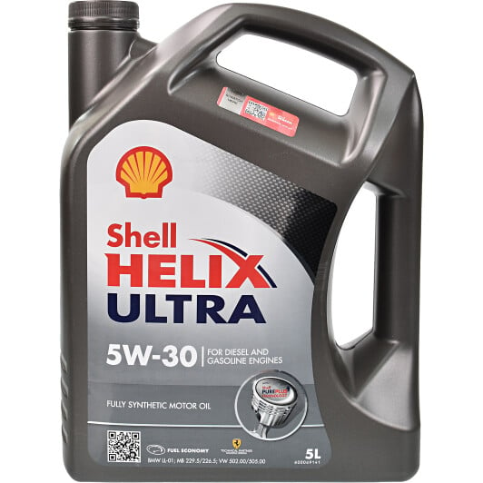 Моторное масло Shell Helix Ultra 5W-30 5 л на Hyundai S-Coupe