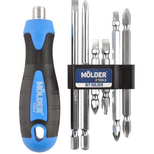 Отвертка с набором бит Molder MT32306