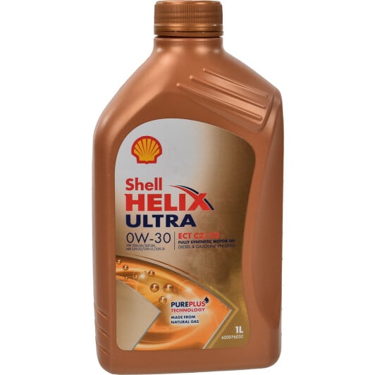 Моторное масло Shell Helix Ultra ECT С2/С3 0W-30 1 л на ZAZ Tavria