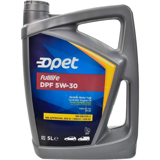 Моторное масло Opet FullLife DPF 5W-30 5 л на Ford Galaxy