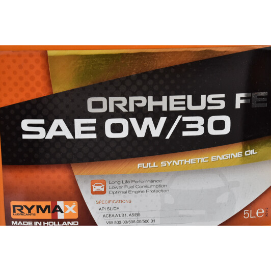 Моторна олива Rymax Apollo FE (Orpheus FE) 0W-30 5 л на Opel Vectra