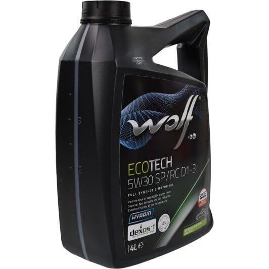 Моторное масло Wolf EcoTech SP/RC D1-3 5W-30 4 л на Opel Vivaro