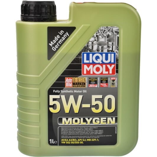 Моторное масло Liqui Moly Molygen 5W-50 1 л на Peugeot 605