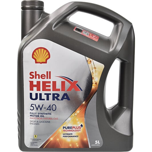 Моторна олива Shell Helix Ultra 5W-40 5 л на Opel Astra