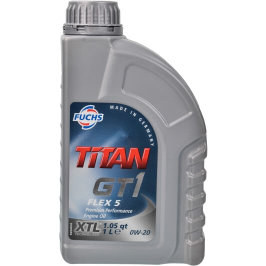 Моторное масло Fuchs Titan GT1 Flex 5 0W-20 1 л на Chevrolet Astra