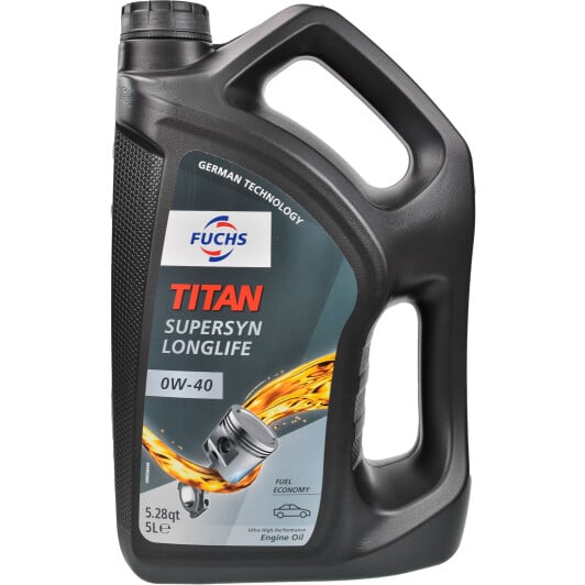 Моторна олива Fuchs Titan Supersyn Long Life 0W-40 5 л на Citroen DS4