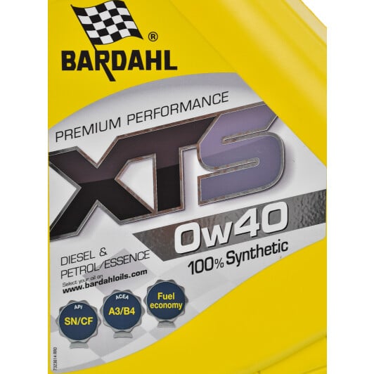 Моторное масло Bardahl XTS 0W-40 4 л на Honda CR-Z