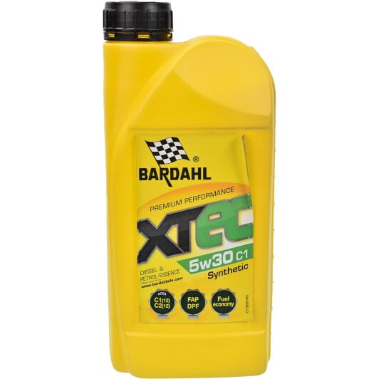 Моторное масло Bardahl XTEC C1 5W-30 1 л на Renault Fluence