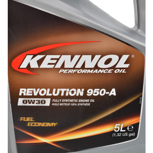 Моторна олива Kennol Revolution 950-A 0W-30 на Chevrolet Kalos