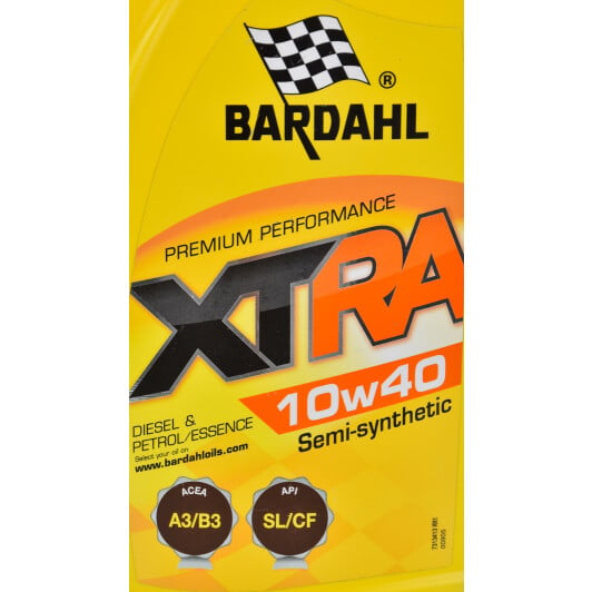 Моторное масло Bardahl XTRA 10W-40 1 л на Peugeot 5008