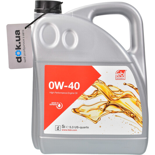 Моторное масло Febi 0W-40 5 л на Volkswagen NEW Beetle