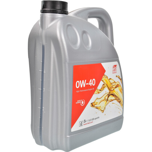 Моторное масло Febi 0W-40 5 л на Citroen C3