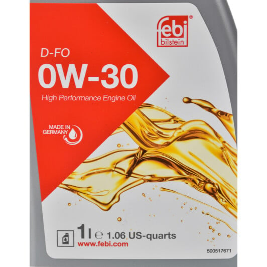 Моторное масло Febi D-FO 0W-30 1 л на Infiniti M