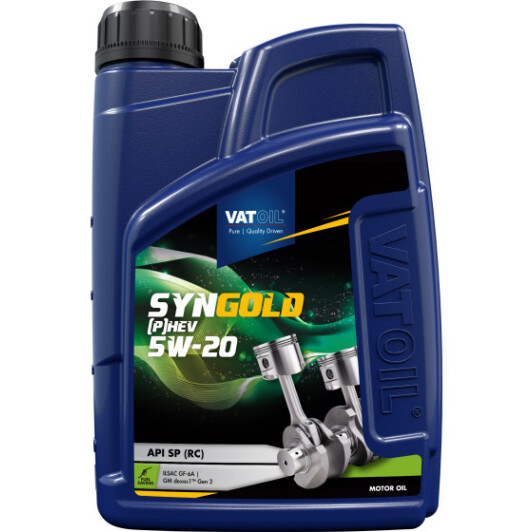 Моторное масло VatOil SynGold (P)HEV 5W-20 1 л на Toyota RAV4