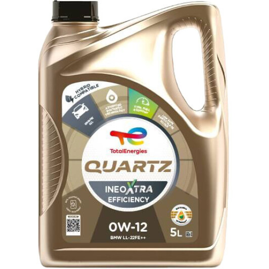 Моторное масло Total Quartz Ineo Xtra Efficiency 0W-12 5 л на Opel Kadett