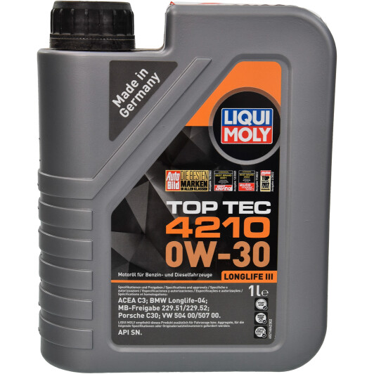 Моторное масло Liqui Moly Top Tec 4210 0W-30 1 л на Smart Forfour