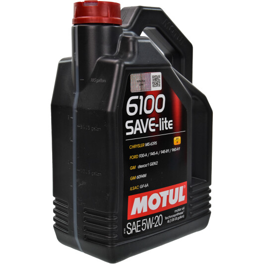 Моторное масло Motul 6100 Save-Lite 5W-20 4 л на BMW X3