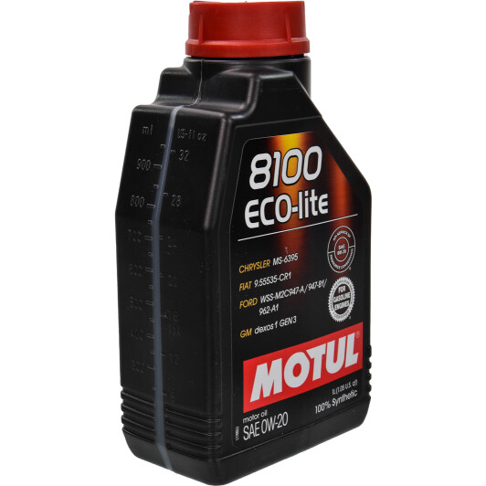 Моторное масло Motul 8100 Eco-Lite 0W-20 1 л на Audi V8
