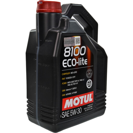 Моторное масло Motul 8100 Eco-Lite 5W-30 4 л на Citroen Jumper