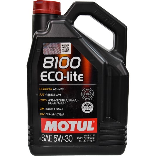 Моторное масло Motul 8100 Eco-Lite 5W-30 5 л на Lexus CT