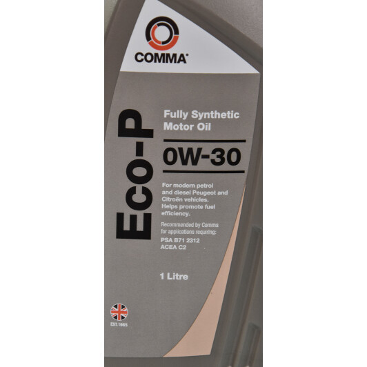 Моторное масло Comma Eco-P 0W-30 1 л на Opel Insignia