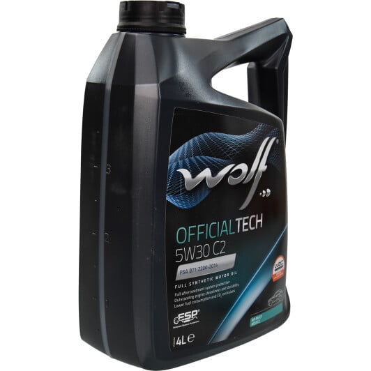 Моторное масло Wolf Officialtech C2 5W-30 4 л на Opel Arena