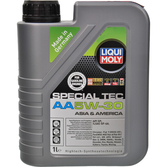 Моторное масло Liqui Moly Special Tec AA 5W-30 1 л на Lada 2111