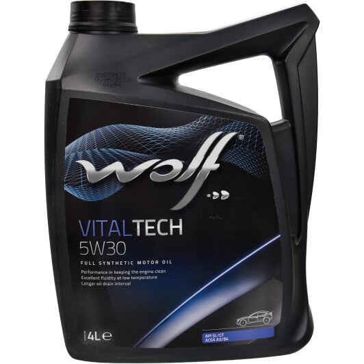 Моторное масло Wolf Vitaltech 5W-30 4 л на Citroen DS3
