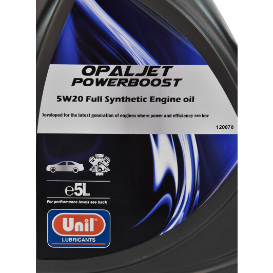 Моторна олива Unil Opaljet Powerboost 5W-20 5 л на Citroen DS5