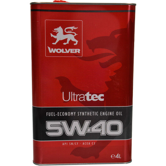 Моторное масло Wolver UltraTec 5W-40 4 л на Renault Safrane